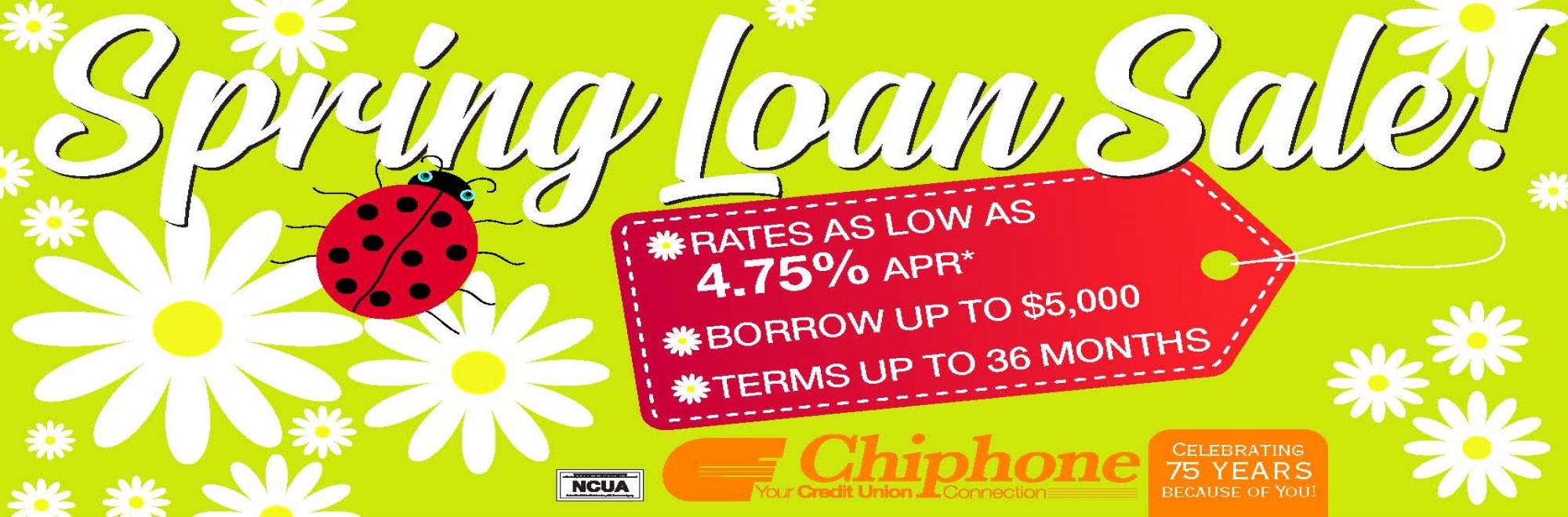 Spring Loan Sale!