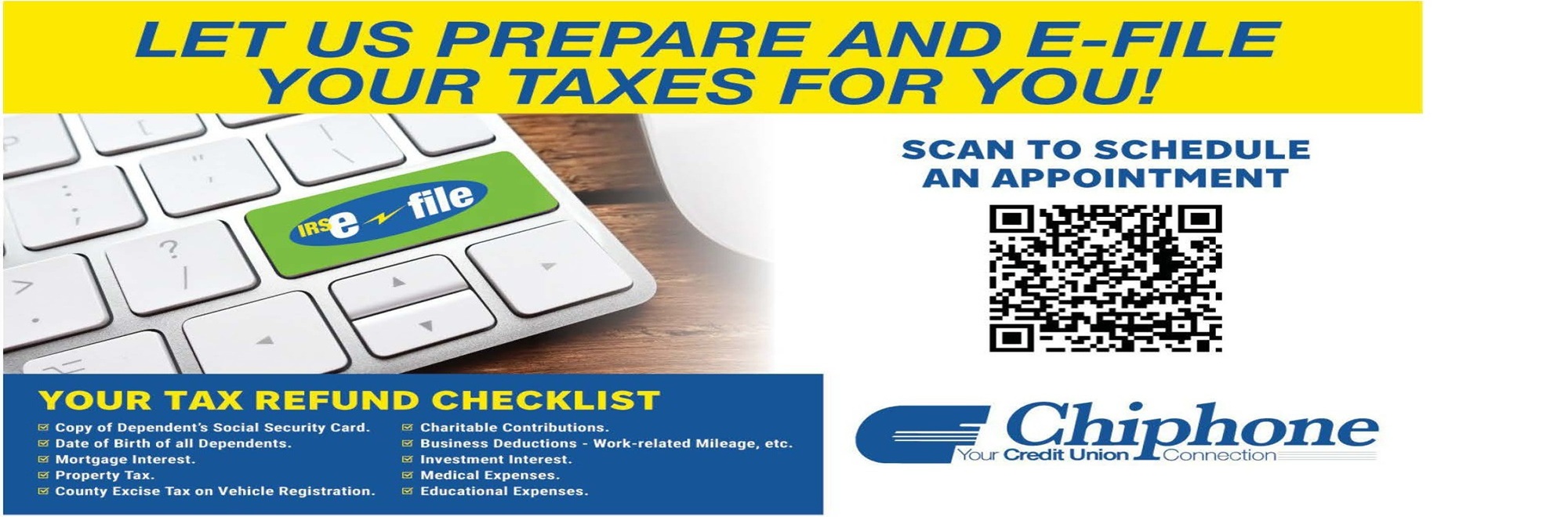 INCOME TAX PREPARATION & E-FILING!